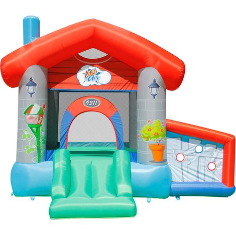 Gioco Castello Gonfiabile per Bambini Con Scivolo e Palline (1/4)