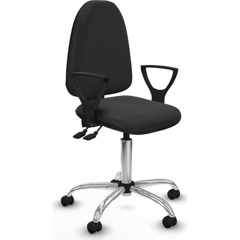 Silla de oficina piqueras y crespo Ayna respaldo ajustable gris oscuro