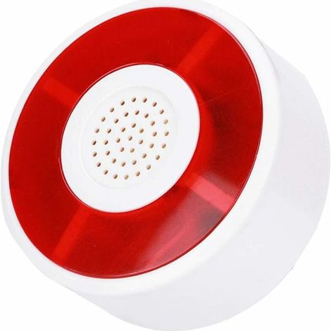 Système d'alarme LED, sirène d'alarme de sécurité DC 12 V avec lampe clignotante, système d'alarme sonore de sirène extérieure pour bureaux à domicile (1/5)
