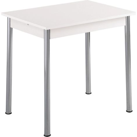 tavolo "florio" bianco, 80x59x73cm