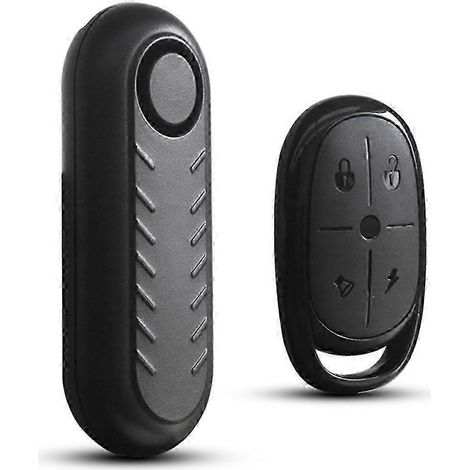Sistema de alarma inalámbrico para bicicletas con control remoto para motocicletas, patinetes y bicicletas eléctricas resistentes al agua: protección de seguridad superior. (1/5)