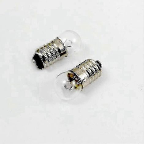 Lot de 10 mini-ampoules à vis E10 pour lampe torche, 2,5 V 0,3 A XXF hwy (1/5)