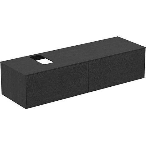 IDEAL STANDARD T3983Y4 Meuble bas WT Conca, 2 tiroirs (1/2)