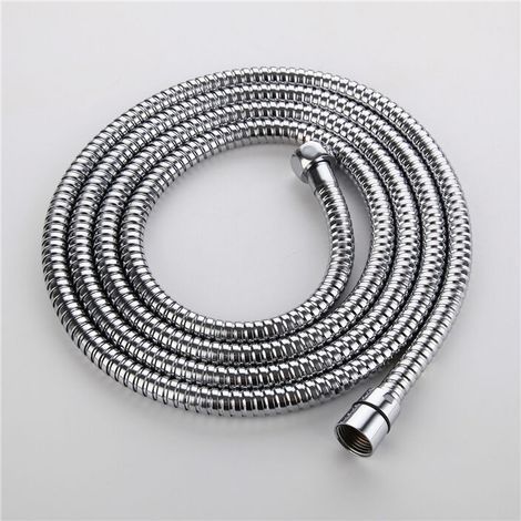 Flexible de Douche en Acier Inoxydable Tuyau de Douche Chromé 2m (1/5)
