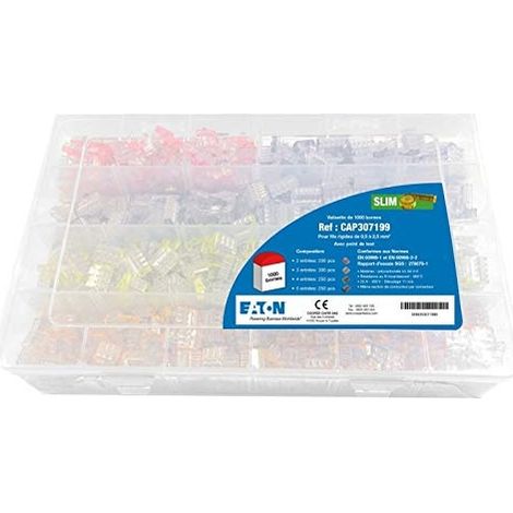 Verbindungskasten capri Mini Klemmen transparent 0.5 2.5 mm²