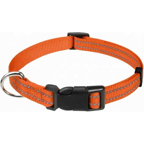 Collier Pour Chien - Réfléchissant - Rembourré En Néoprène - Boucle Abs - Ajustable 35 À 50 Cm - 1 Pièce (1/5)
