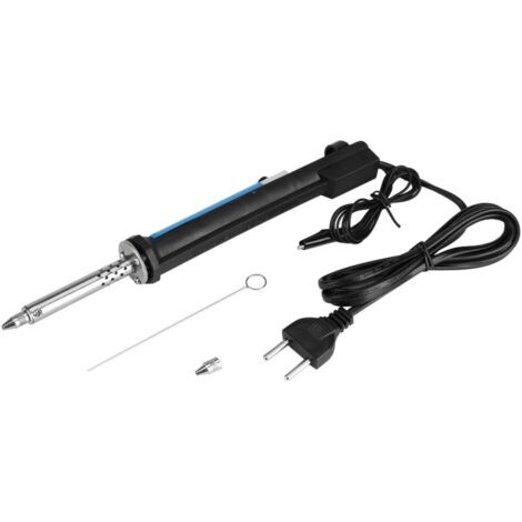 Fer à Souder Électrique, Outil De Soudage à Dessouder à Haute Aspiration Pour Cartes De Circuit Imprimé, Petits Composants Électroniques, Stylo à Souder De Taille Moyenne d'Une Seule Main, Bleu(EU) (1/5)