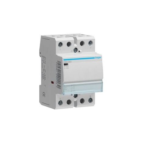 Contact 63A, 2F, 24V - AUTOMATISMES HAGER ESD263 (1/2)
