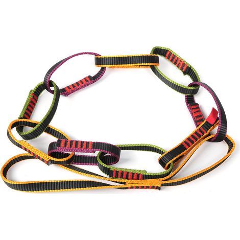 Kletterausrüstung aus Nylon für den Outdoor-Bereich, Abseiltrainingsring, Daisy-Chain-Seil, persönlicher Anker (1/5)