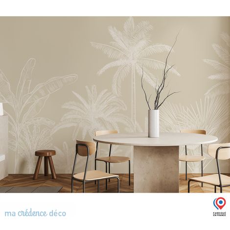 Papier peint : Palmiers colorés 2 - Intissé - 300 cm - 280 cm (1/5)