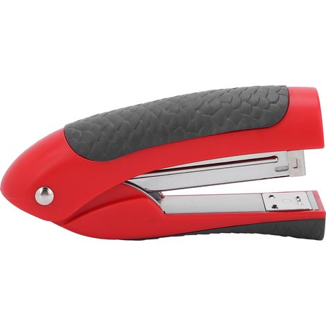 Agrafeuse de Bureau 20 Feuilles Compacte et Confortable pour Maison, Bureau, École - Rouge (1/5)