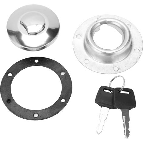 Couvercle de bouchon de réservoir de carburant de forme ronde à 6 trous, jeu de joints de clé pour pièce de rechange de générateur