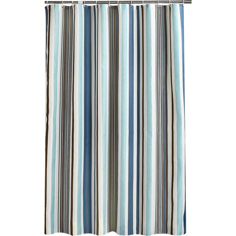 Rideau de douche 200 200cm (W H) anti-moisissure anti-bactérien hydrofuge rideaux de douche doublure de rideaux de douche en tissu polyester doux rideaux de bain rideau pour salle de bain toilette (1/5)