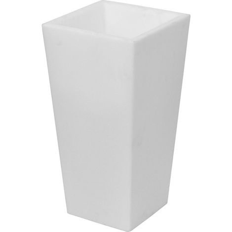 Vaso Luminoso da Giardino a LED 30x30x60 cm in Resina 5W Cedar Bianco Neutro (1/5)