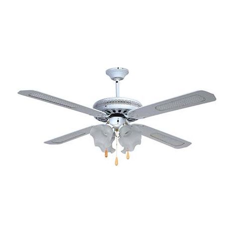 VENTILATORE DA SOFFITTO COUNTRY EFFE - BIANCO VOLT 230 WATT 70 CM 130 VEL 3 +4 LUCI + INV - 1 pezzo