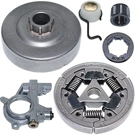 Embrayage Tambour Pignon Jante 3/8-7 Kit, Pour Stihl Ms440 044 Ms460 046 Ms361, Tambour Roulement 9512 933 2380, Couvercle Rondelle 1128 162 1001, Pignon Jante 3/8"-7 0000 642 1223