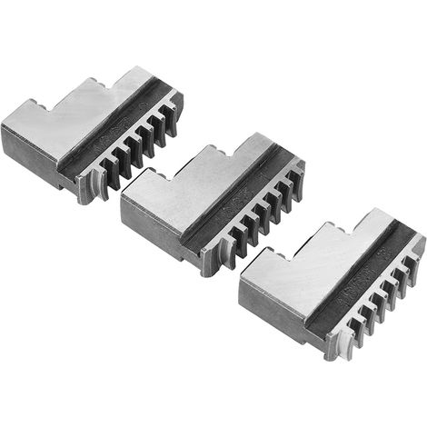 Lot de 3 mors externes K11-125, mandrin de 5 pouces en acier 20CrMnTi haute résistance et longue durée de vie. (1/5)