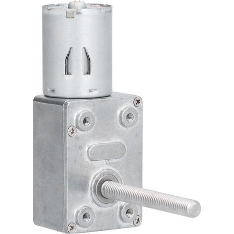 Selbsthemmender Schneckengetriebemotor, 50-mm-M6-Gewindewelle, JGY-370 DC 6 V 90 U/min (1/5)