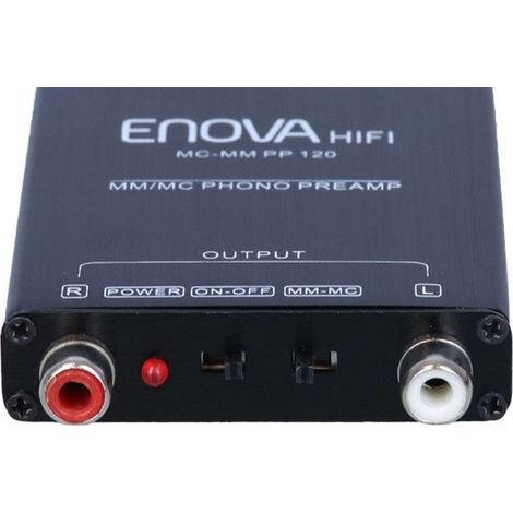 Préampli phono - Enova Hifi - PP 120 - MM et MC - Noir - Garantie 2 ans (1/5)