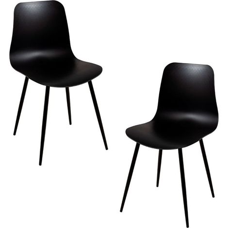Packs Sillas Comedor - Pack 2 Sillas Bimi - Negro (1/5)
