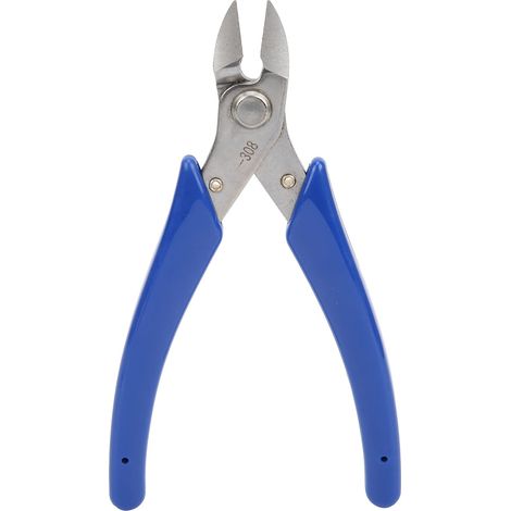 Pince coupante diagonale électronique industrielle précise en acier au chrome vanadium de 6 pouces avec poignée en PVC 308, petite, flexible et (1/5)