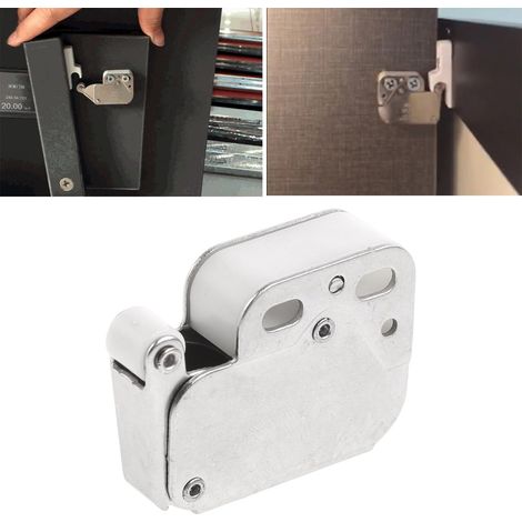 Poussoir de porte pour porte simple pour loquets tactiles, châssis, armoire, boulon de rebond pour meubles, serrure à pousser pour ouvrir la porte sans plastique (1/5)