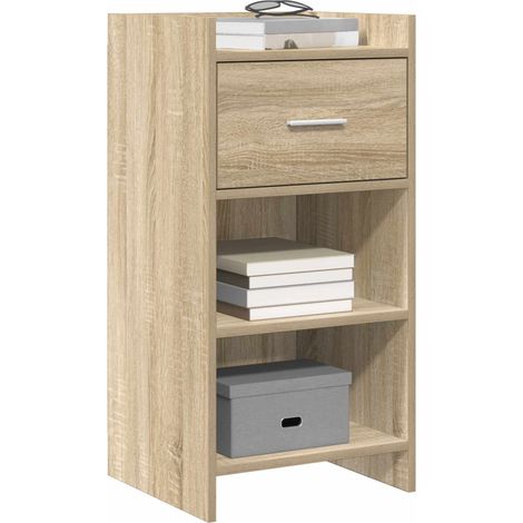 Sideboard/Anrichte/Buffet Sonoma-Eiche 40 x 36 x 80 cm Holzwerkstoff LXWW844061 (1/5)