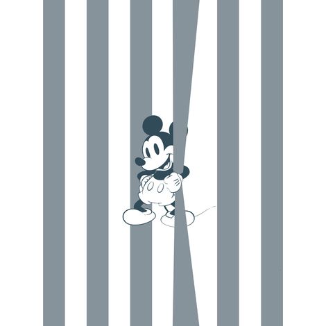 Papier peint panoramique classique Mickey Décalé (1/4)