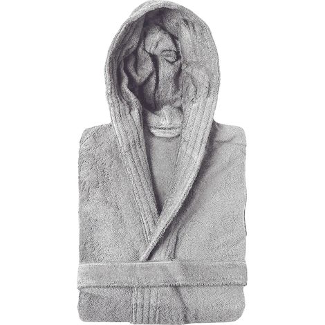 Peignoir adulte à capuche PURE Capuche Courte S