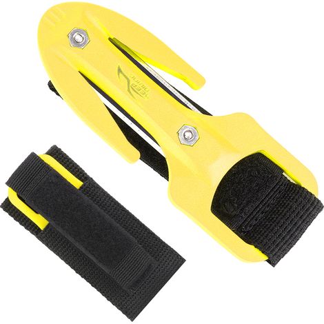 KEEP DIVING ABS Tauchmesser, Sekantenmesser, Tauchausrüstung (Gold) (1/5)