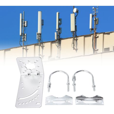 Soporte para antena parabólica, montaje en pared/suelo/techo, alta capacidad de carga 440 g, 13 x 8 cm, con 17 accesorios para Starlink. (1/5)