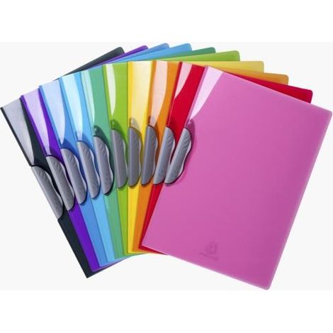 Exacompta dossier con clip design iderama polipropileno a4 colores surtidos
