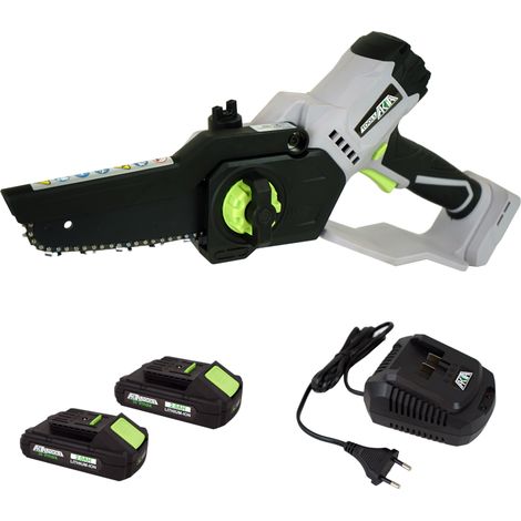Minimotosierra de Bateria 20V Akita + 2 Bateria + Cargador
