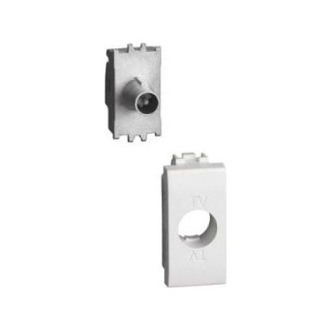 Presa coassiale diretta bticino livinglight bianco - n4202dn