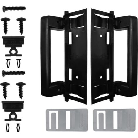 Türgriff-Ersatzset für Wohnmobil-Kühlschrank 3316882900 – Schwarze Griffhalterung (1/5)