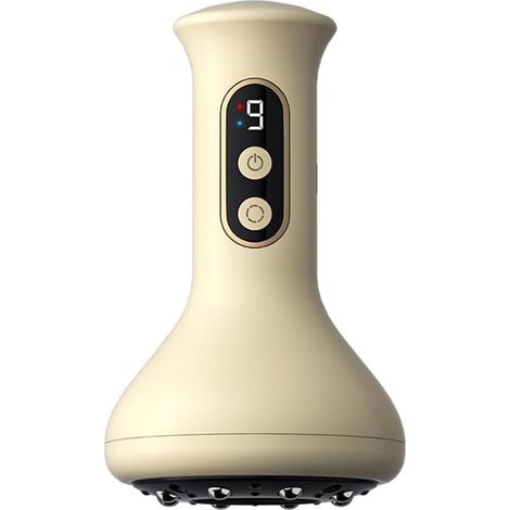 Ventouses Électriques EMS Microcourant Meridian Brush Vacuum Cans Appareil Minceur Guasha Brûleur de Graisse Massage à Lumière Rouge (1/5)