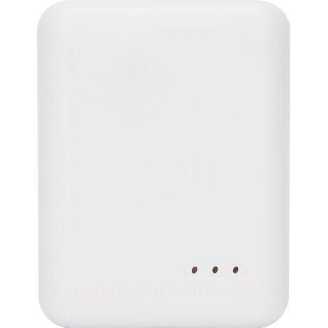 Porte-brosse à dents électrique UV-C LED USB, organiseur mural salle de bain, stérilisateur antibactérien, support mural avec charge, 1 pièce, blanc. (1/5)