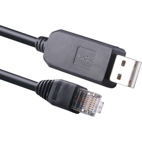 Câble USB RS485 vers RJ45 pour onduleurs vers PC, Inverters RS485 Communication, câble de configuration (1,8 m) (1/2)