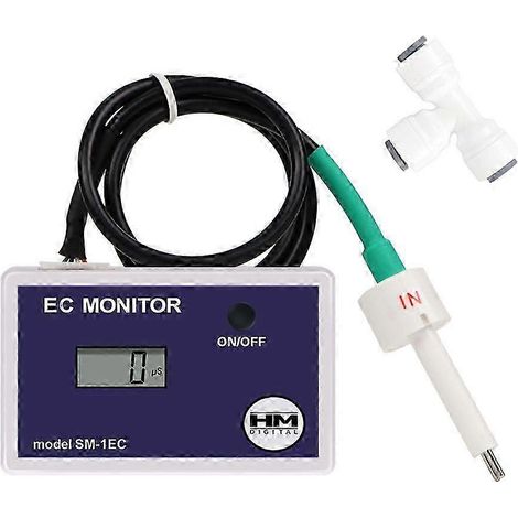 Testeur numérique en ligne de qualité de l'eau, compteur TDS/EC LCD, détection US/PPM, détecteur EC, test entrée/sortie pour laboratoire de piscine, nouveau modèle 2026 (1/5)