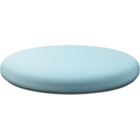 Coussin de chaise rond en mousse à mémoire de forme 30 cm, intérieur amovible - bleu (1/5)