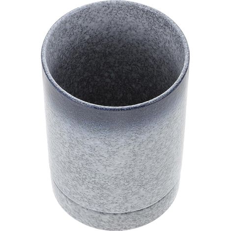Porte-baguettes en Céramique Bleu Trou de Drainage Fond pour Évacuation D'eau, Support Ustensiles Pratique et Organisateur Cuisine pour Housewarming (1/5)