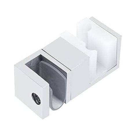 Untere Führungsschiene für Schiebetüren in der Dusche, 6 x 2 x 2 cm, Edelstahl, für den privaten und gewerblichen Gebrauch. (1/4)