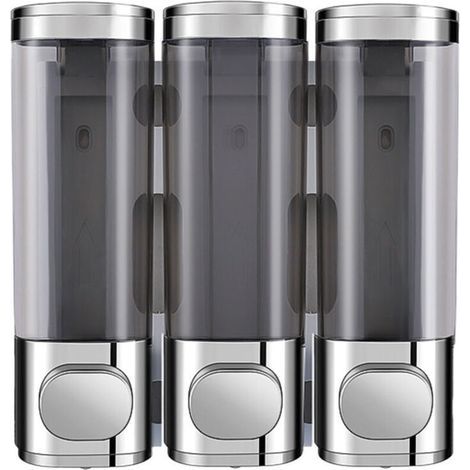 Manueller, wandmontierter Schaumduschgelspender – geeignet für Badezimmer, Küchen usw. – 1 Stück, 300 ml (1/5)