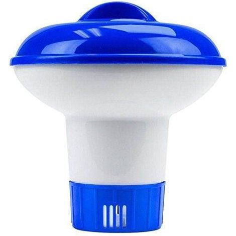 Schwimmender Blauer Diffusor - Chlorverteiler - 135mm x 120mm - Einstellbar