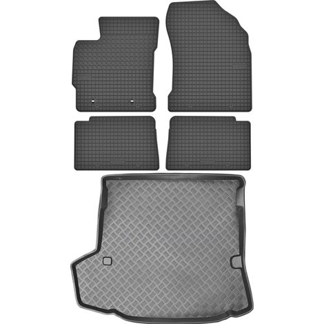 Toyota Corolla X Kombi (2007–2013) – Set: Gummifußmatten + Kofferraummatte