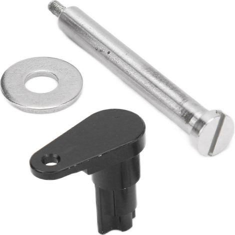 Kit de goupilles de charnière de réparation permanente pour trappe à carburant 4L3Z9927936BA, compatible avec Ford F150 2009-2014 (1/5)