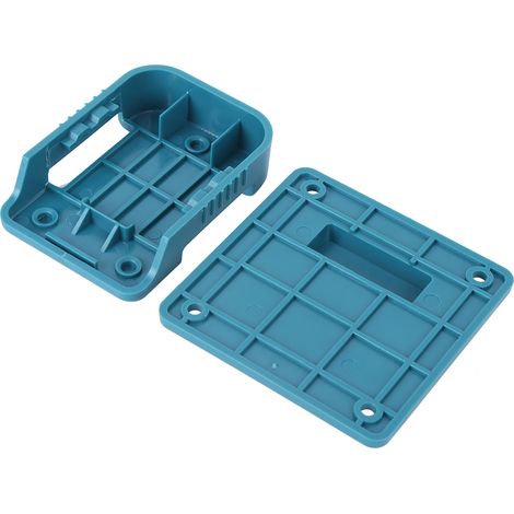 Support de montage bleu pour fixer les batteries Makita 18V, les batteries Bosch 18V et les outils électriques. (1/5)