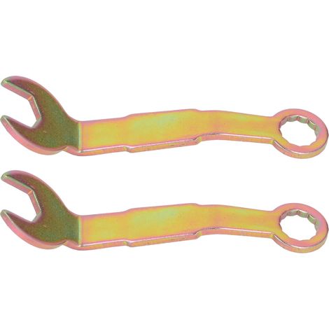 Lot de 2 clés de réglage pivot en acier inoxydable 9,5 mm ouverture 7,6 cm longueur pour porte coulissante placard et porte à galandage (1/5)
