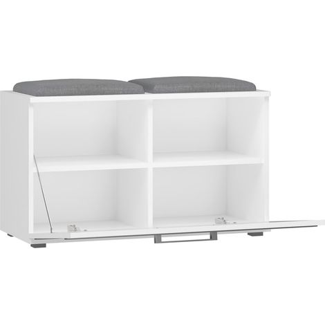 SCARPIERA BIANCO OPALE 4 RIPIANI PER INGRESSO PER SCARPE PER CASA PER UFFICIO (1/5)