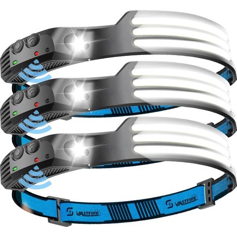 LED-Scheinwerfer, wiederaufladbar, Bewegungssensor, 3PCS-3COB (1/2)
